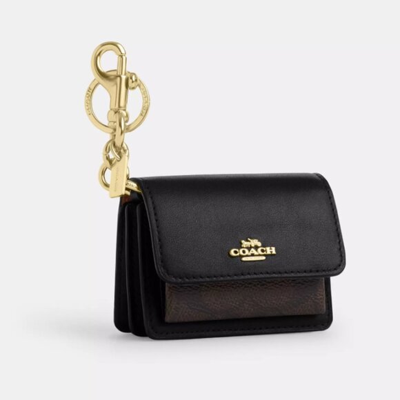 Coach Shell Print Coach | Accessories | Coach Mini Klare Bag Charm In Signature Canvas ...